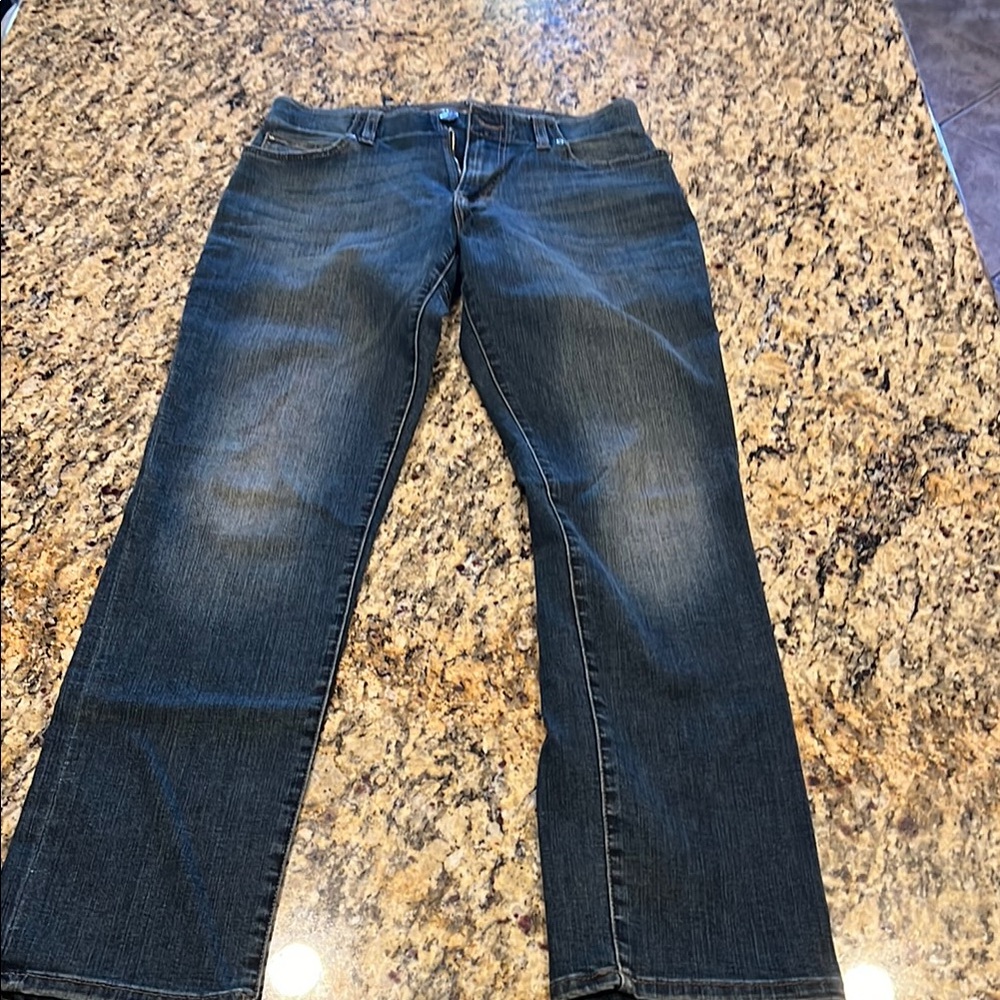 Lee Extreme Motion straight fit, tapered leg, men’s Classic Blue Denim J…